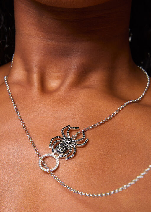 Spider Drop Necklace image number 0.0